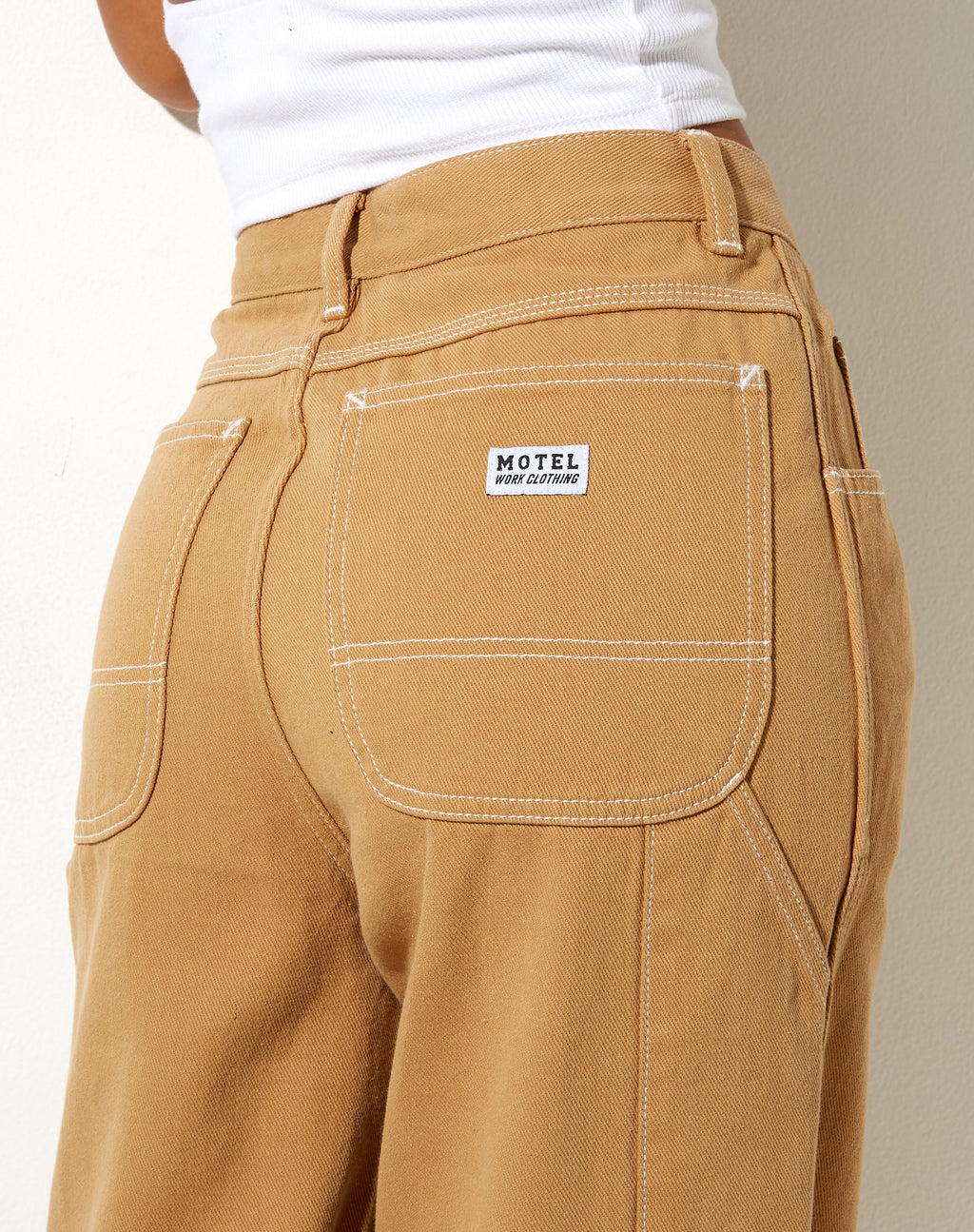 Jeans Carpenter Parallel in cammello