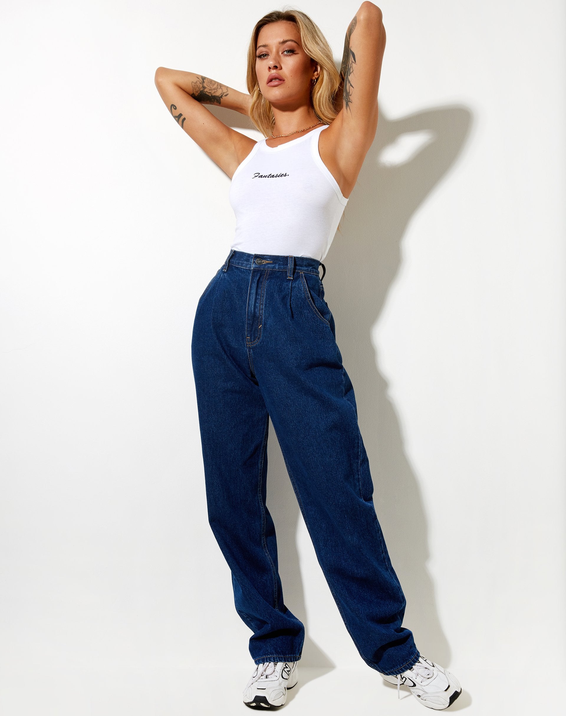 Immagine di Carter Gilet Top in Lycra Bianco Fantasie Embro