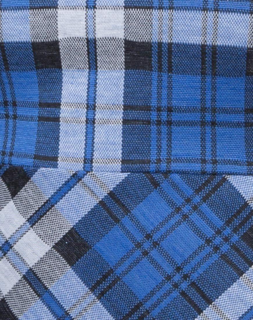 Immagine di Cassia Slip Dress in Plaid Stretch Blu