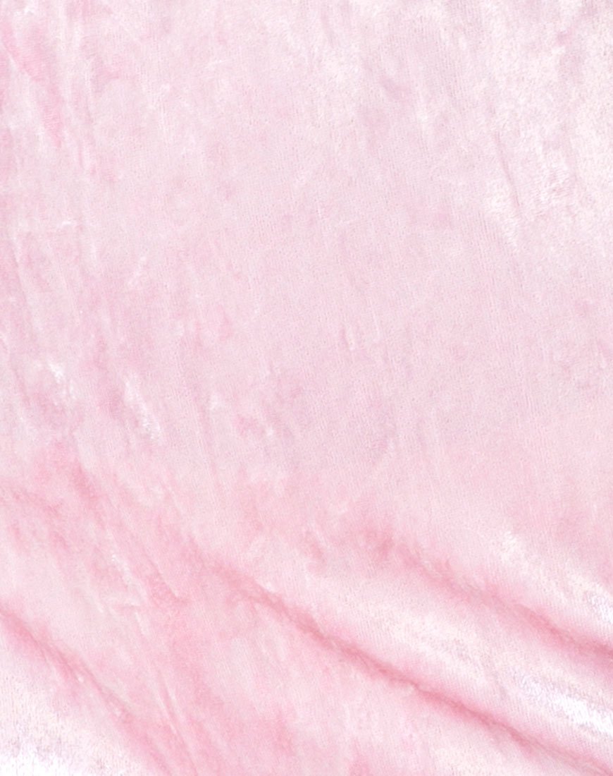 Immagine dell'abito Cecilia in velluto rosa