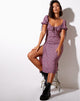 Immagine di Cello Midi Dress in Floral Fun Pink