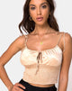 Immagine di Cemara Top in Satin Champagne