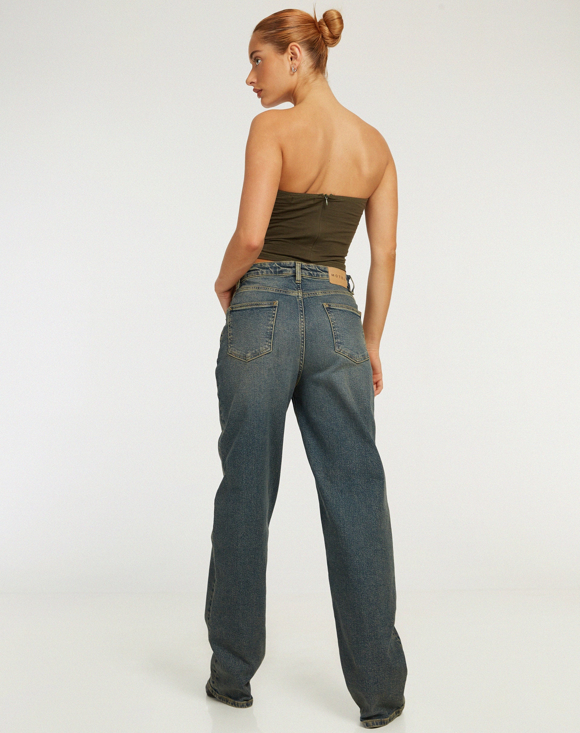 immagine di Chae Bandeau Top in Olive