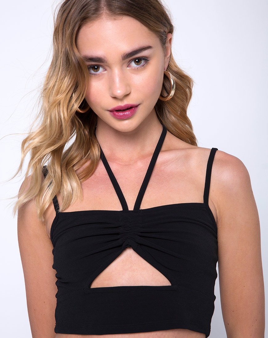 Immagine di Chateau Crop Top in nero