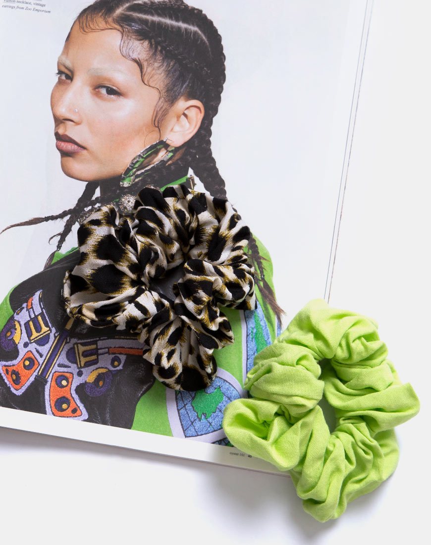 Scrunchie in ghepardo
