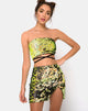 Immagine di Cheri Split Skirt in Citrus Black Sequin