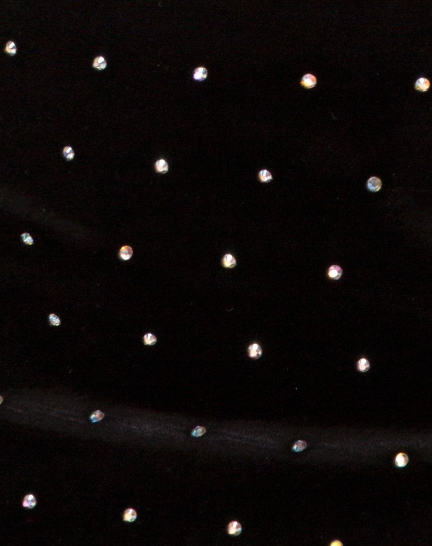 Immagine di Cheri Split Skirt in Diamante Nero