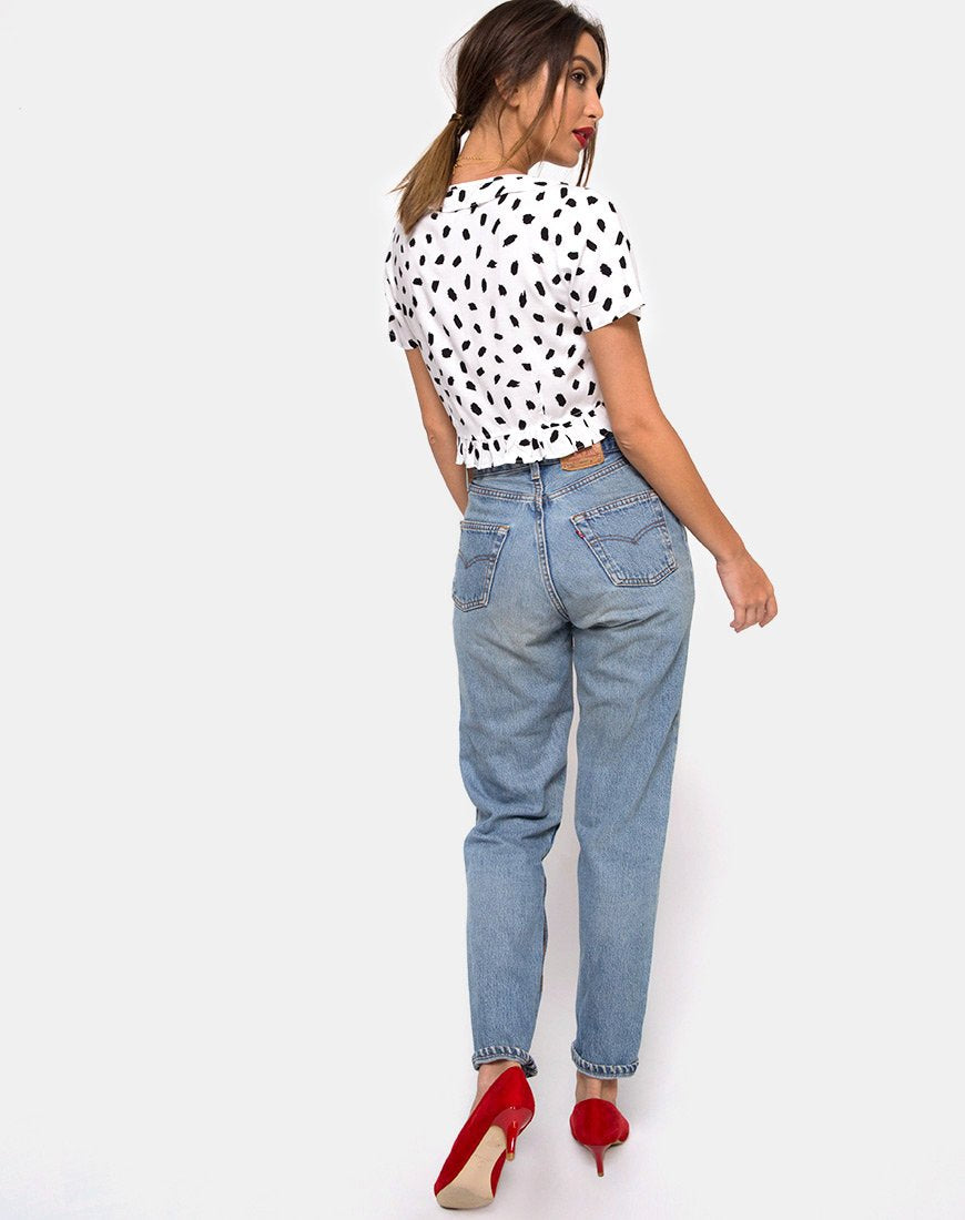 Immagine di Chisa Top in Diana Dot Bianco