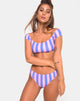 Immagine di Claudia Bikini Top in Fairground Stripe