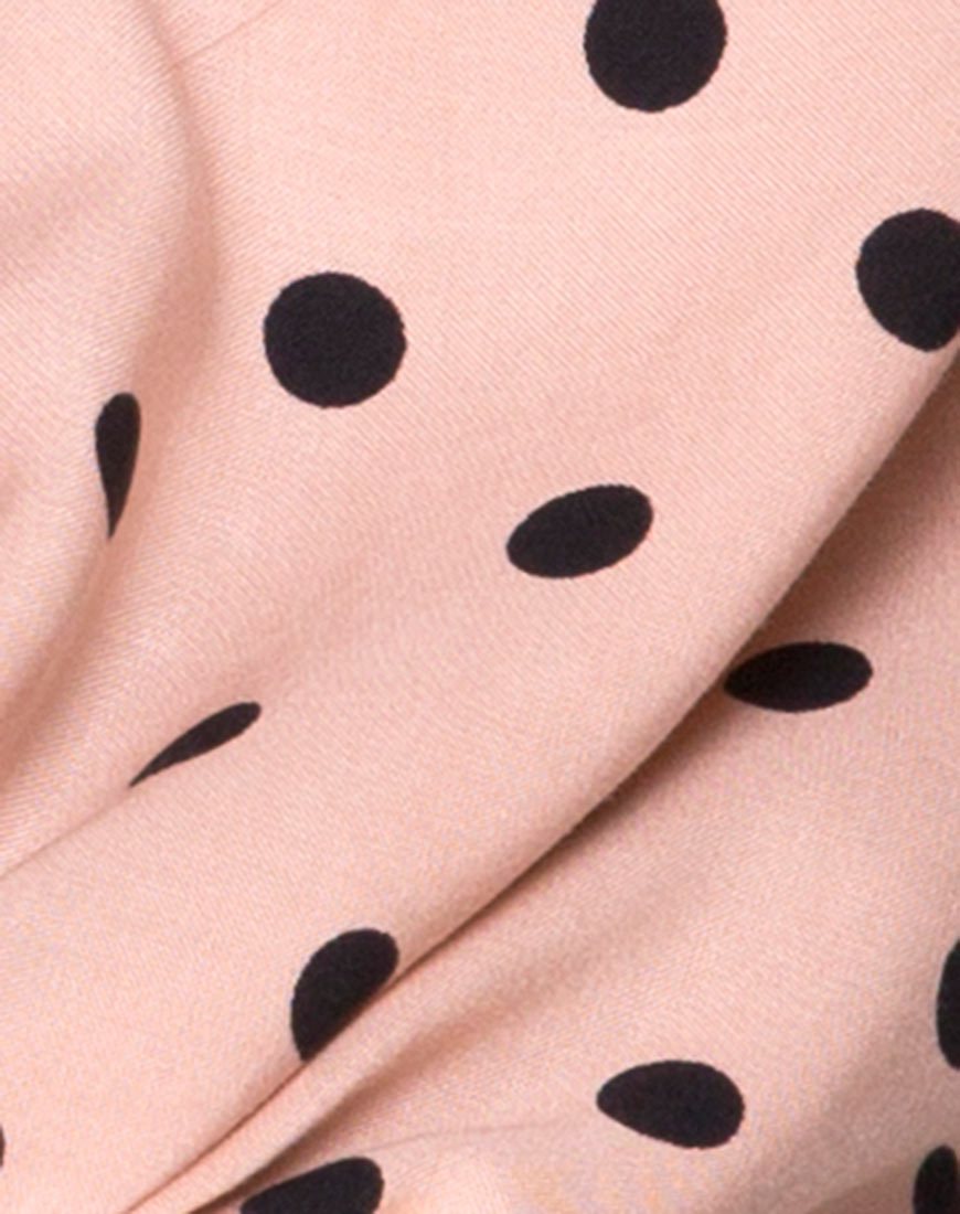 Immagine di Citra Top in New Polka Nude Nero