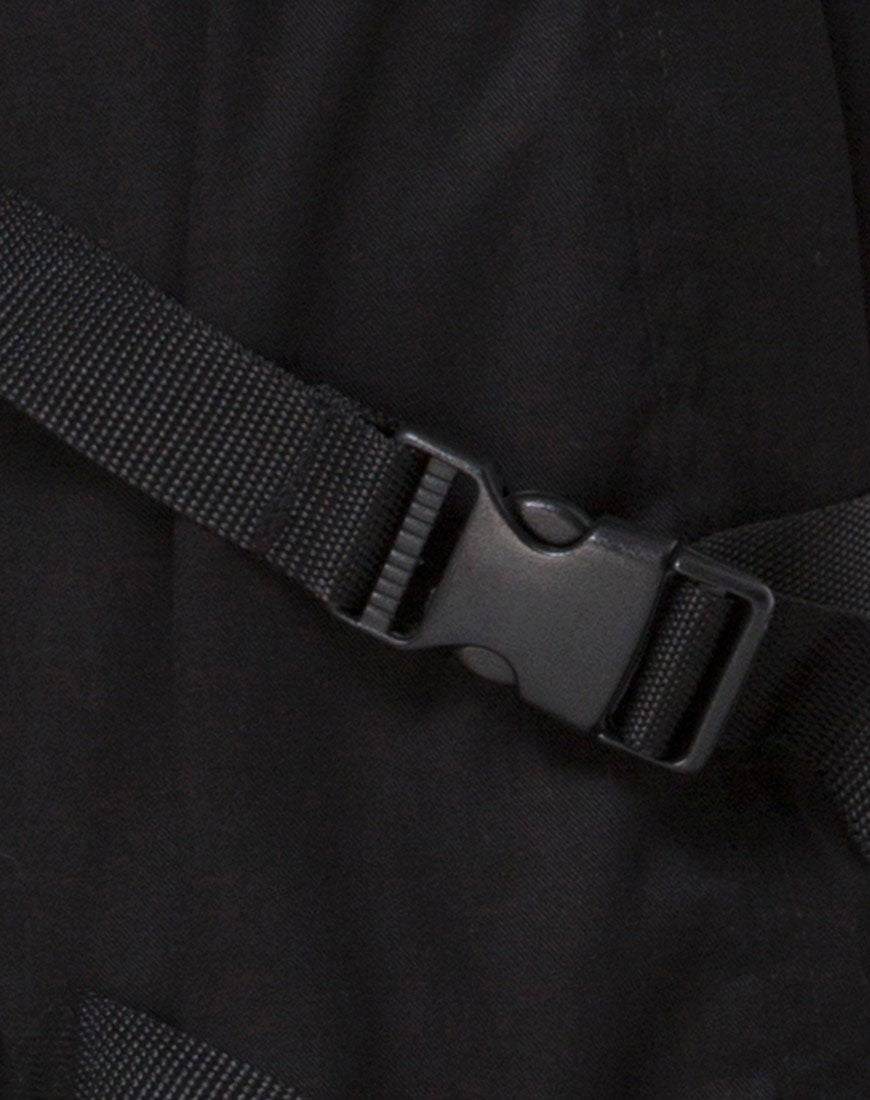 Immagine di Clive Cargo Trouser in Nero Fibbia