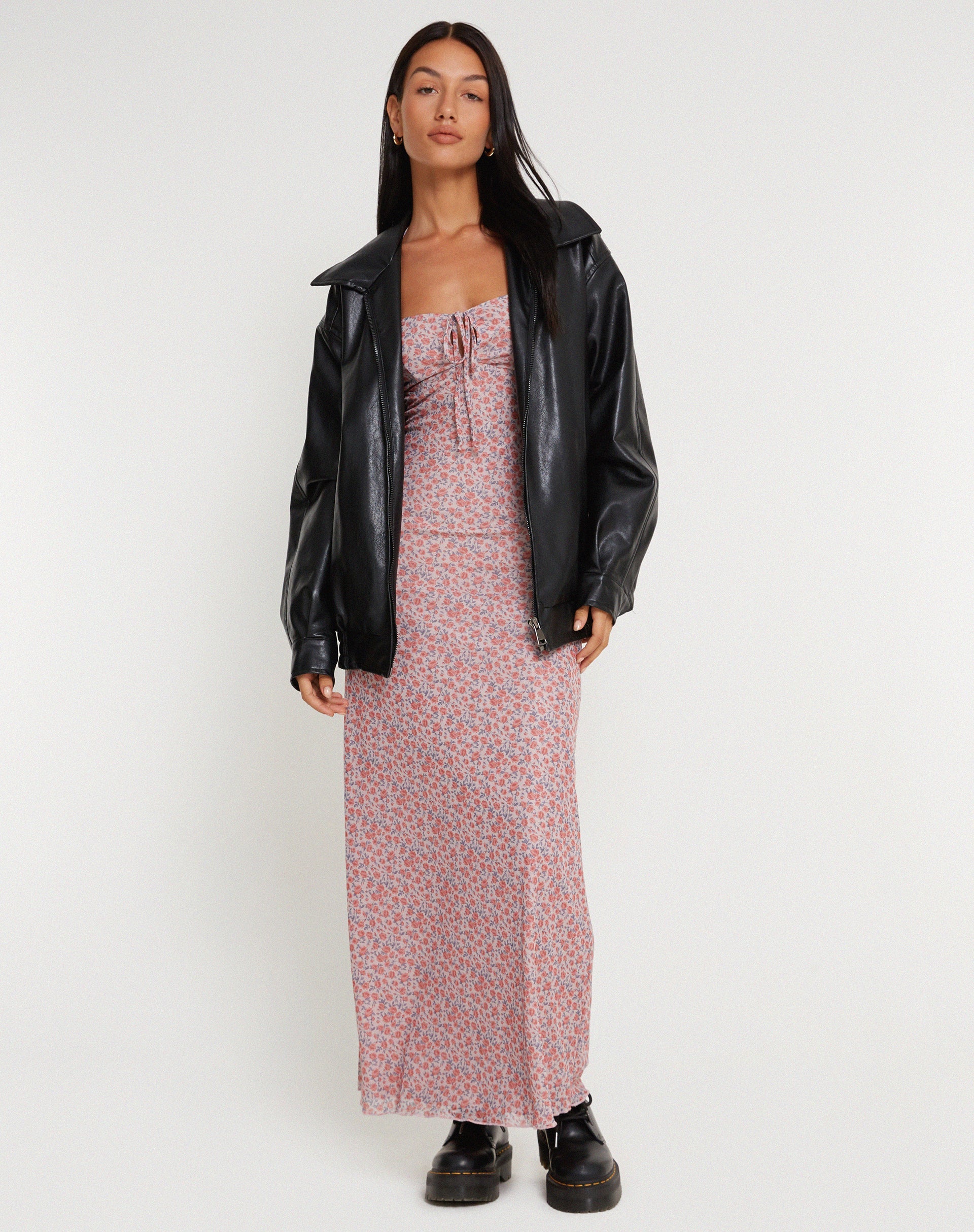immagine di Clovita Maxi Dress in Spring Rose Dusty Pink