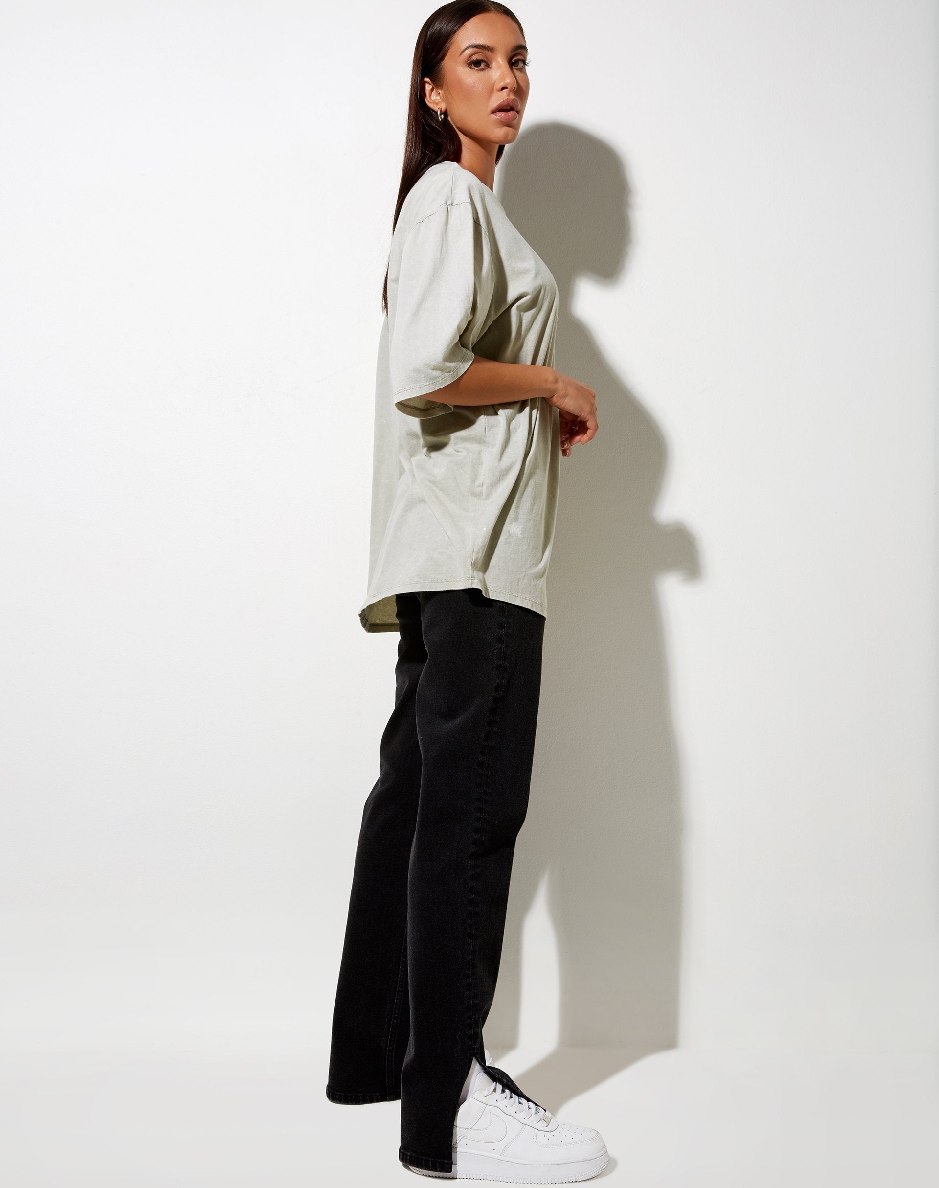 Immagine di Cocoon Tee in Ecrù Angelo Label Embro