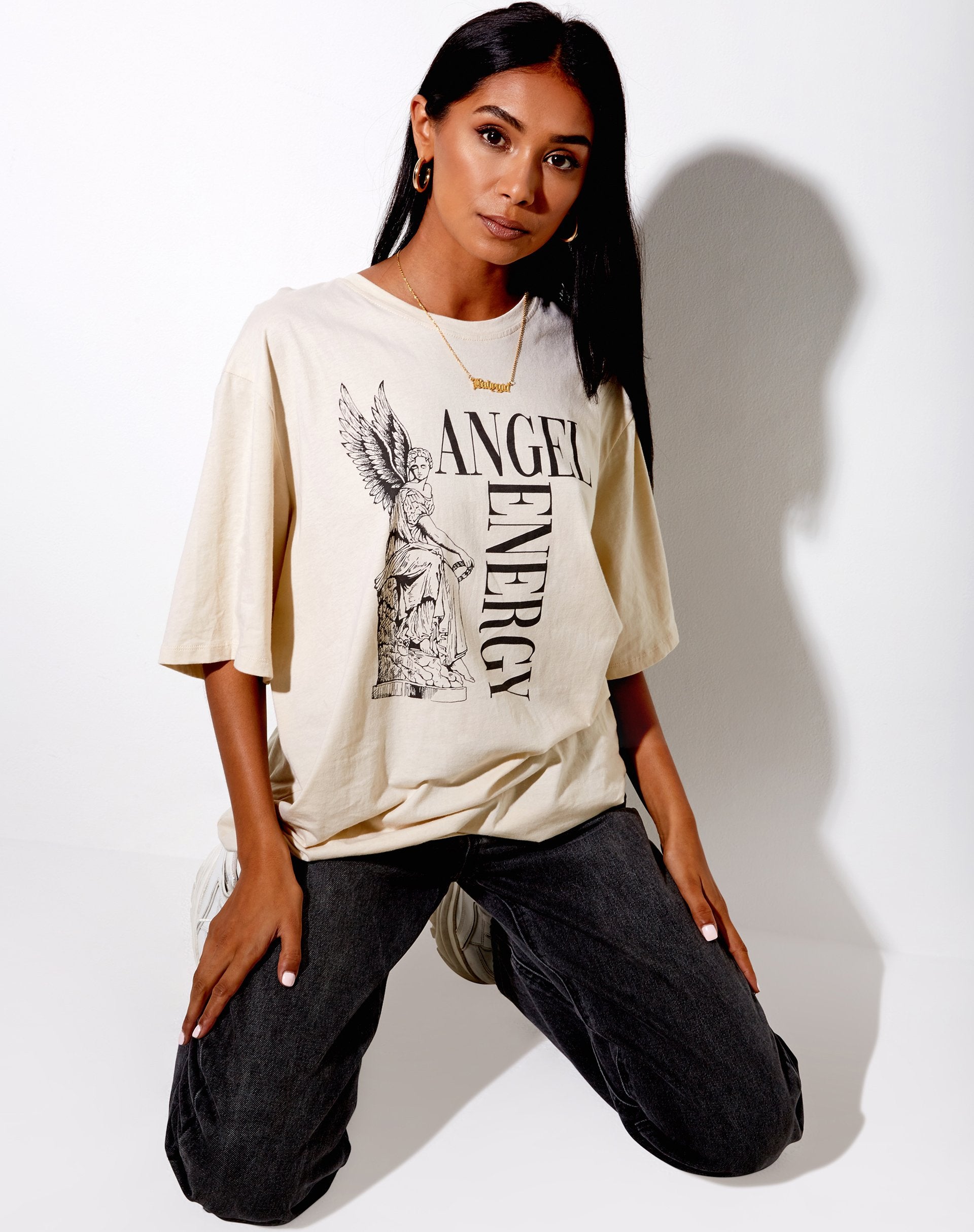 Immagine di Cocoon Tee in Stone Angel Energy