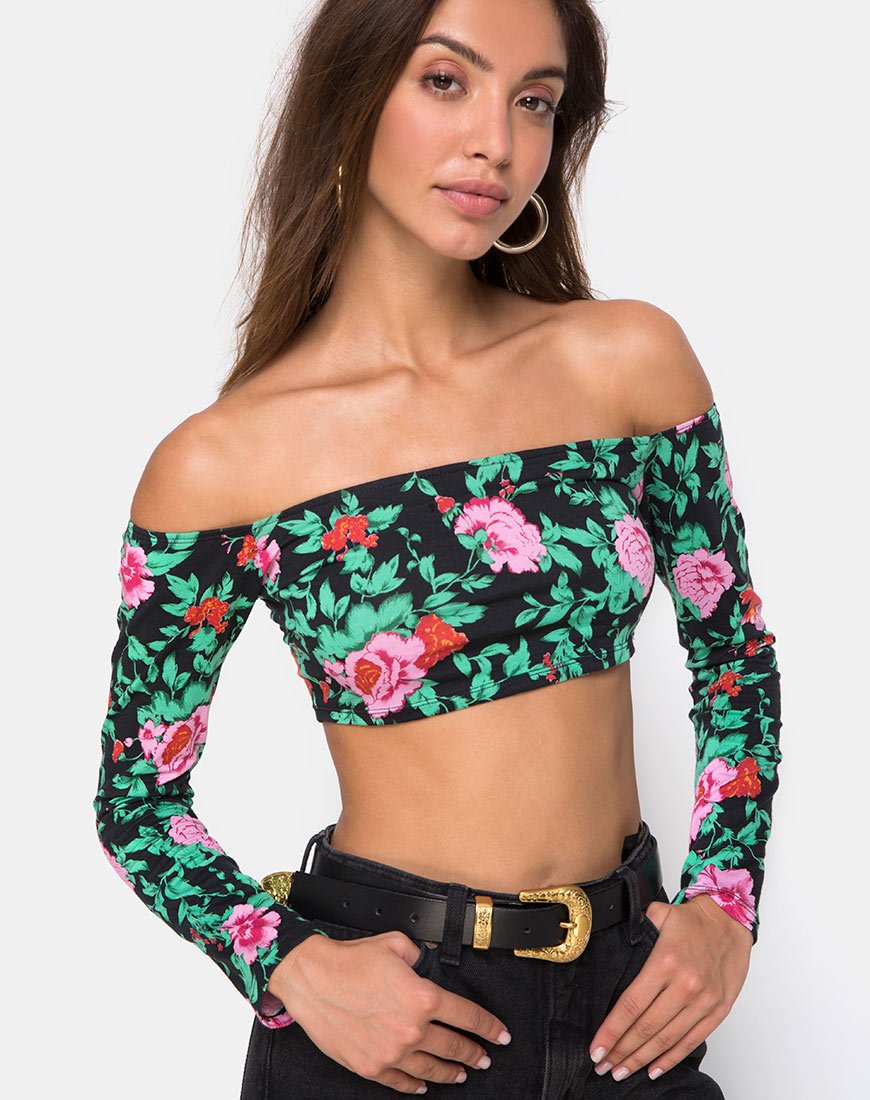 Immagine di Coga Crop Top in Flower Fling