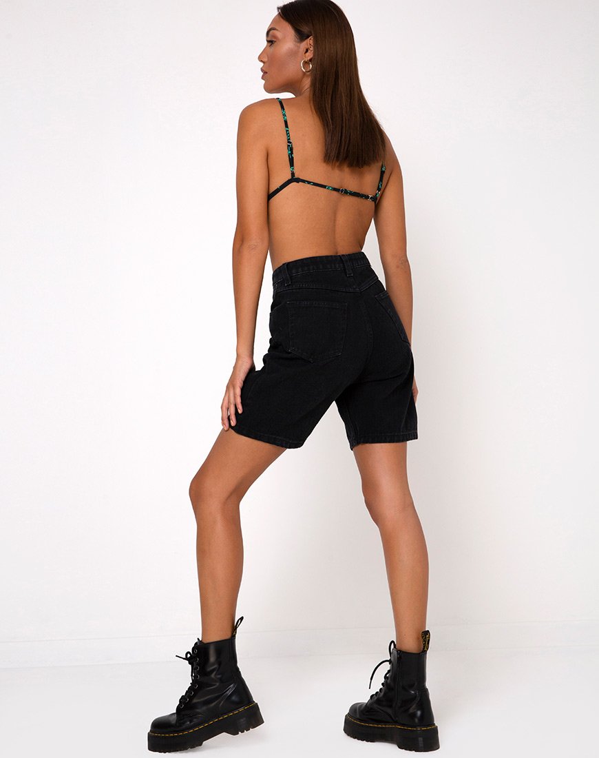 Immagine di Colesto Bralet in Hidden Charm Nero e Menta Piperita