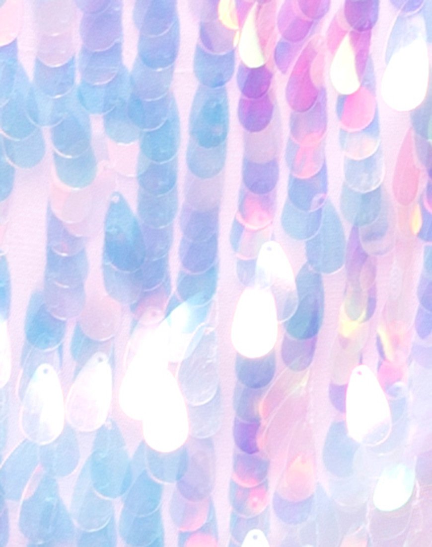 Immagine di Colete Slip Dress in Opal Unicorn Sequin Pink