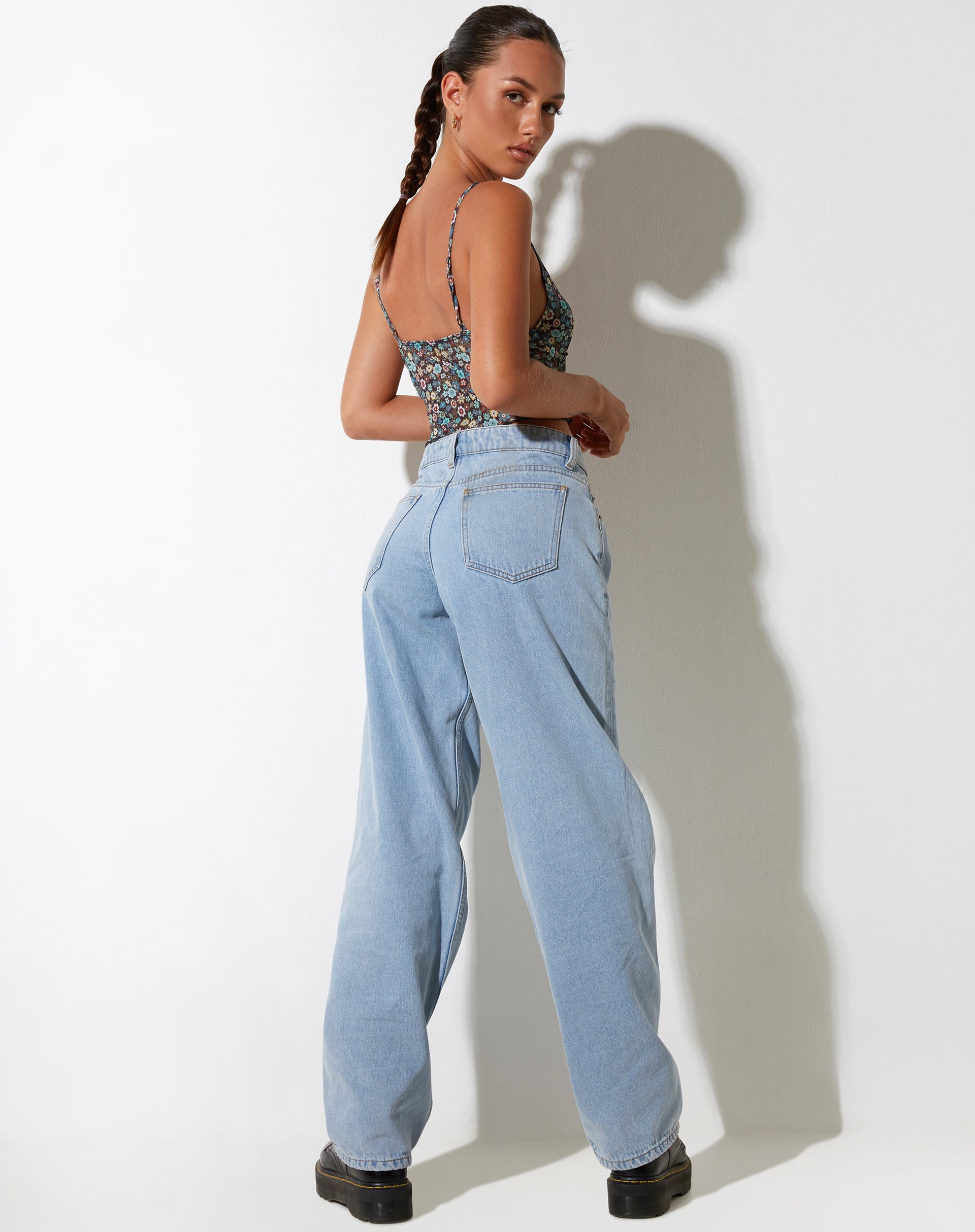 immagine di Conchita Crop Top in Folk Floral