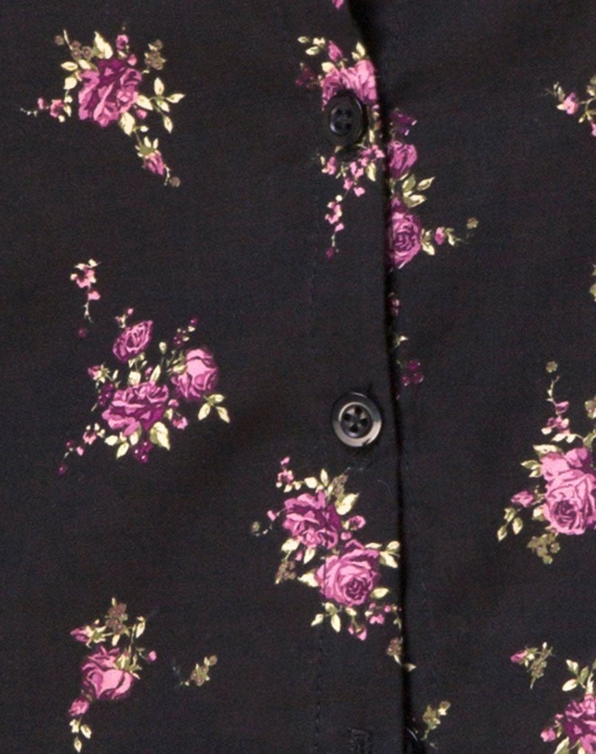 Immagine di Conila Crop Blouse in Sohey Rose Nero