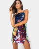 Immagine del vestito Corzoe in paillettes Dragon Fruit