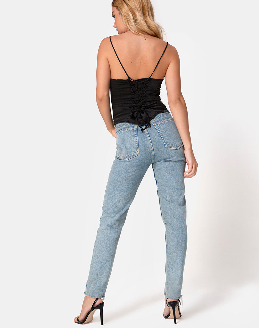 Immagine di Cosey Top in nero satinato
