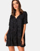 Immagine di Crosena Dress in Satin Rose Nero