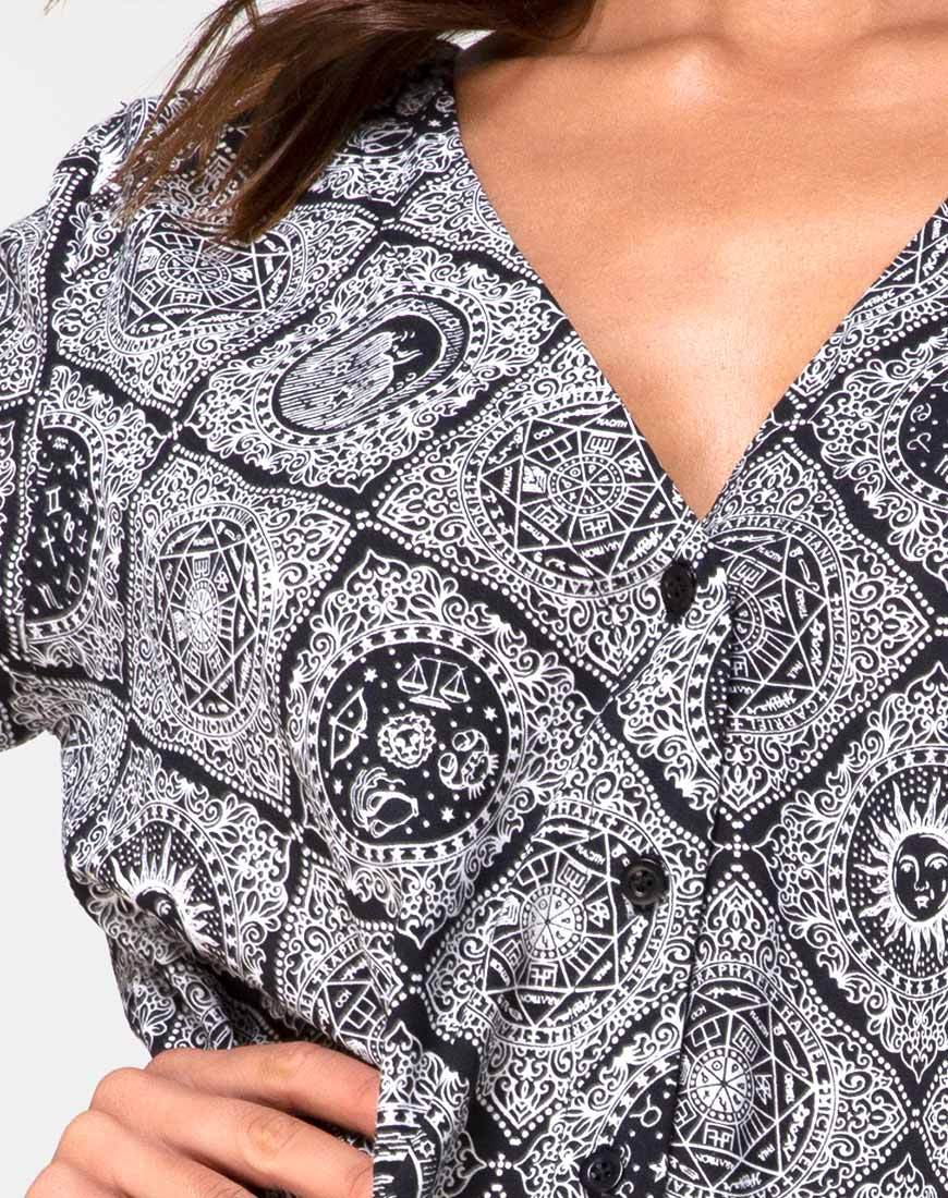 Immagine di Crosena Dress in Astrology Nero