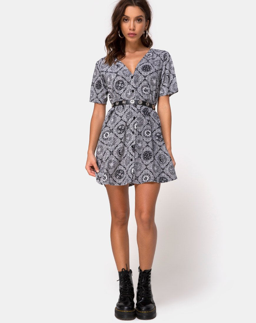 Immagine di Crosena Dress in Astrology Nero