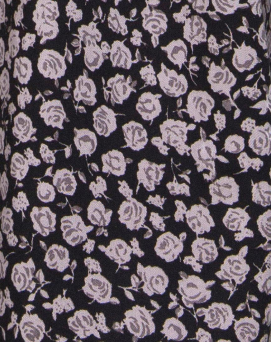 Immagine di Crosena Swing Dress in Ditsy Rose Nero