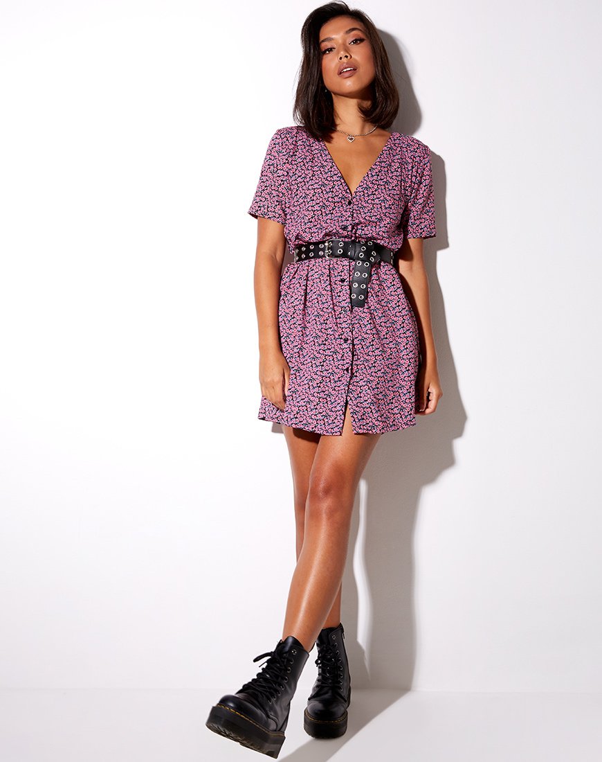Immagine di Crosena Swing Dress in Floral Fun Pink