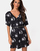Immagine di Crosena Swing Dress in Sun Moon Stars BW