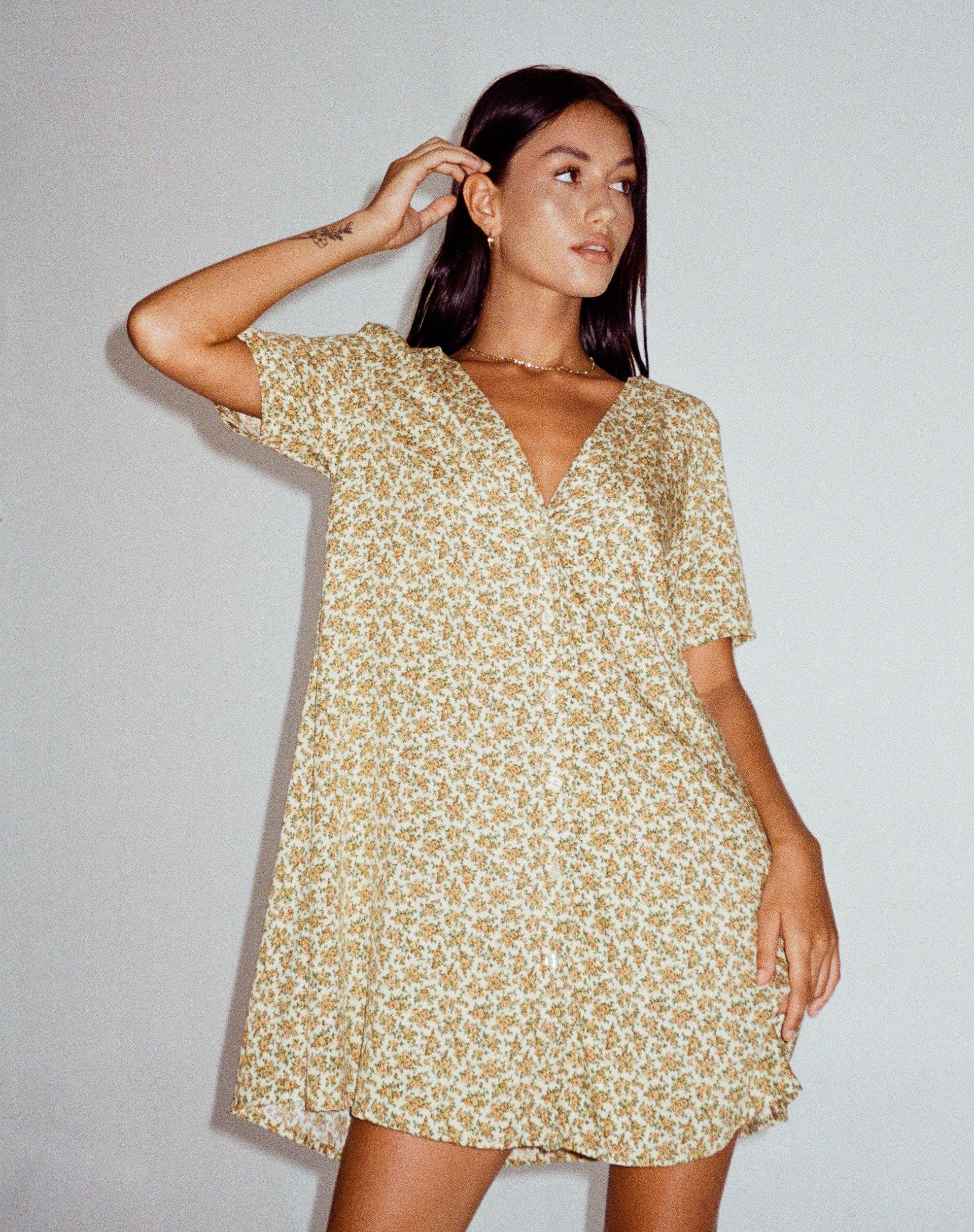 immagine di Crosena Mini Dress in Washed Ditsy