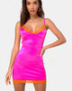 Immagine del vestito Cupido in rosa con pizzo arancione