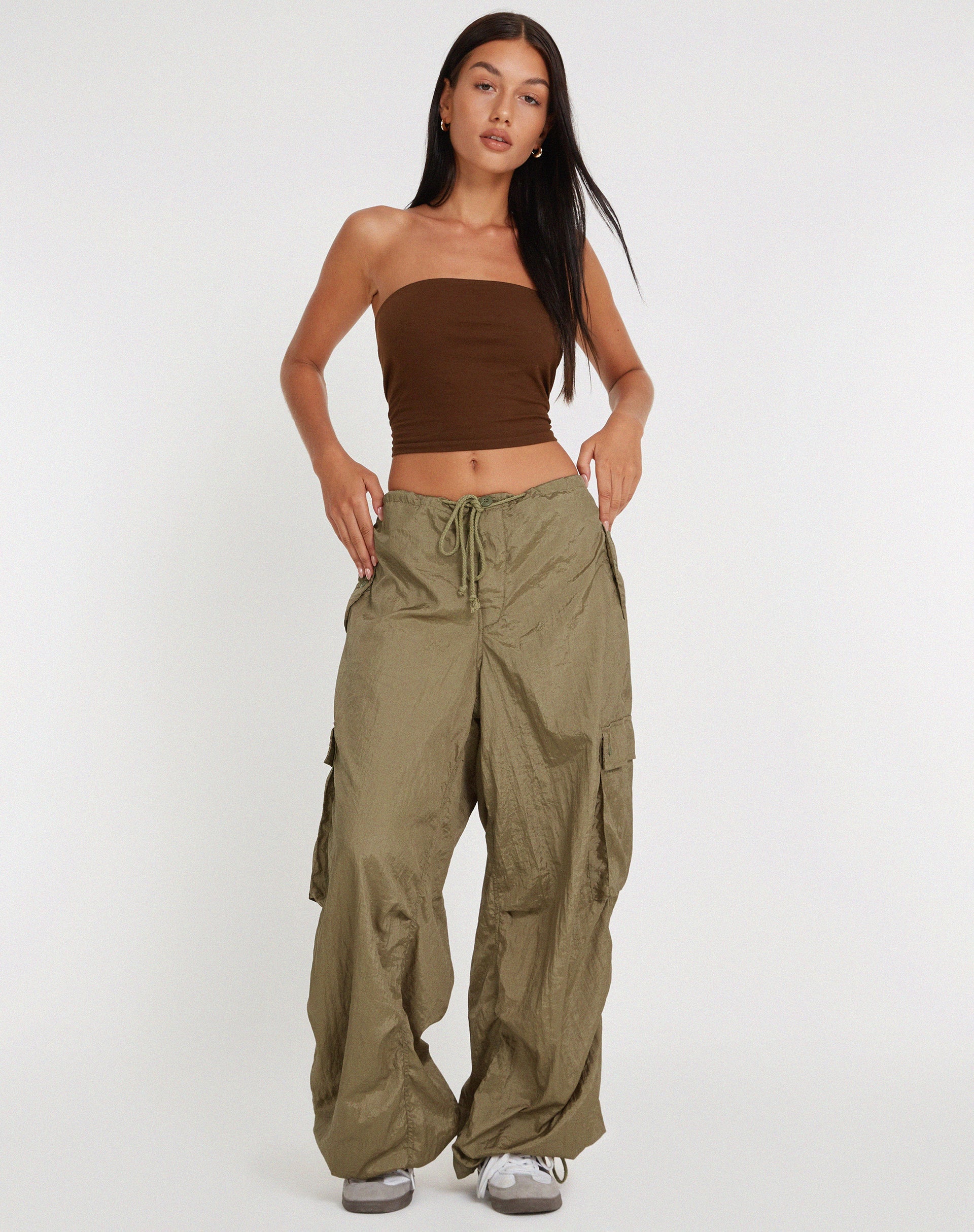 immagine di Cuties Pantaloni a gamba larga in oro argento