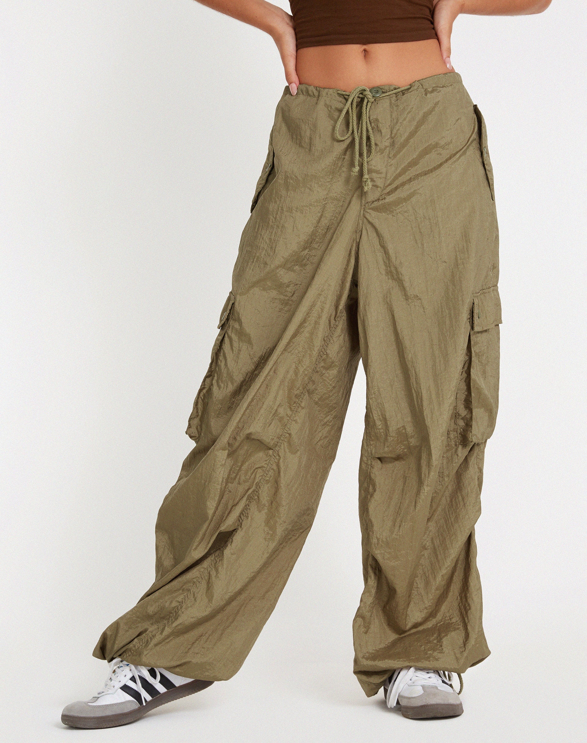 immagine di Cuties Pantaloni a gamba larga in oro argento