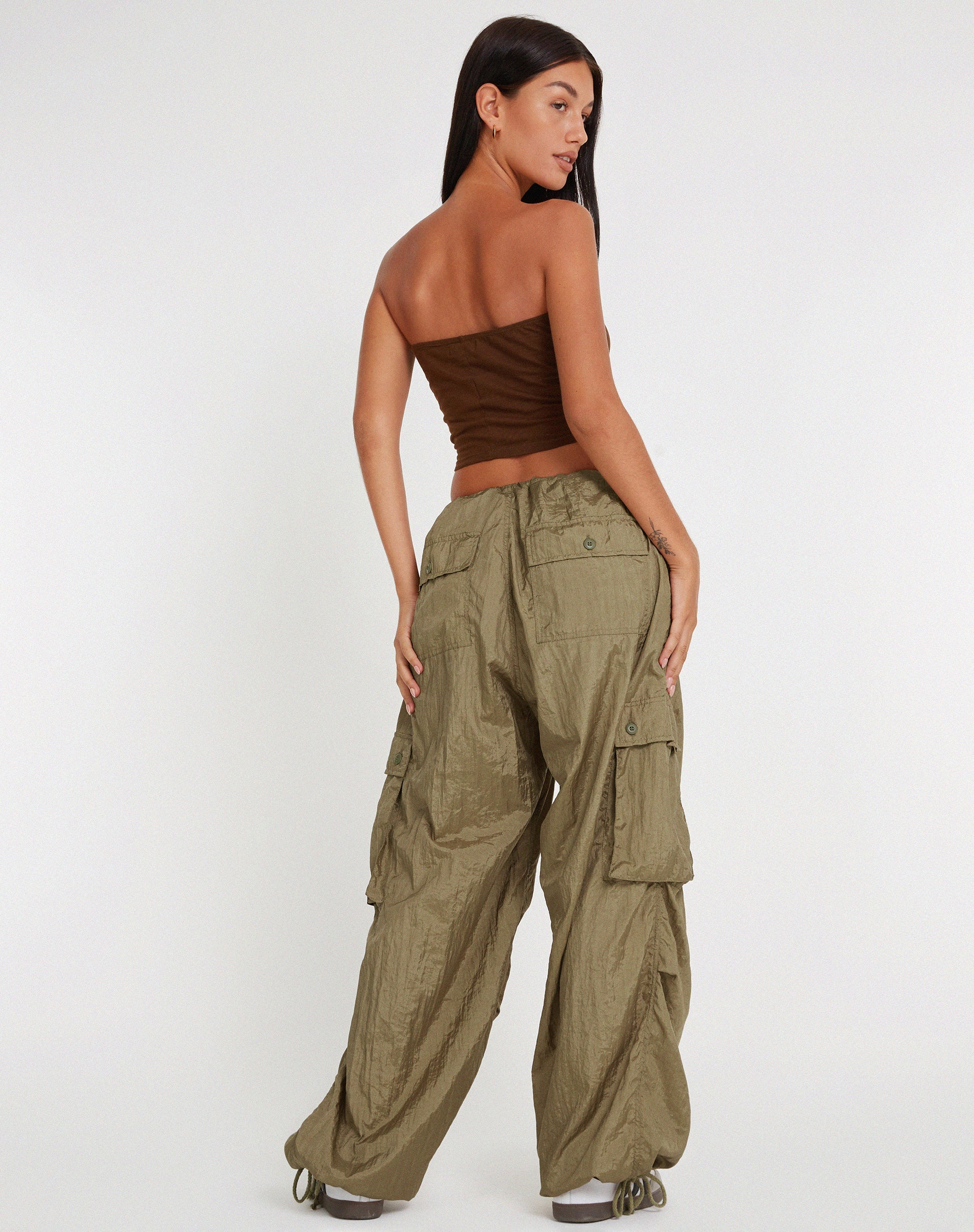 immagine di Cuties Pantaloni a gamba larga in oro argento