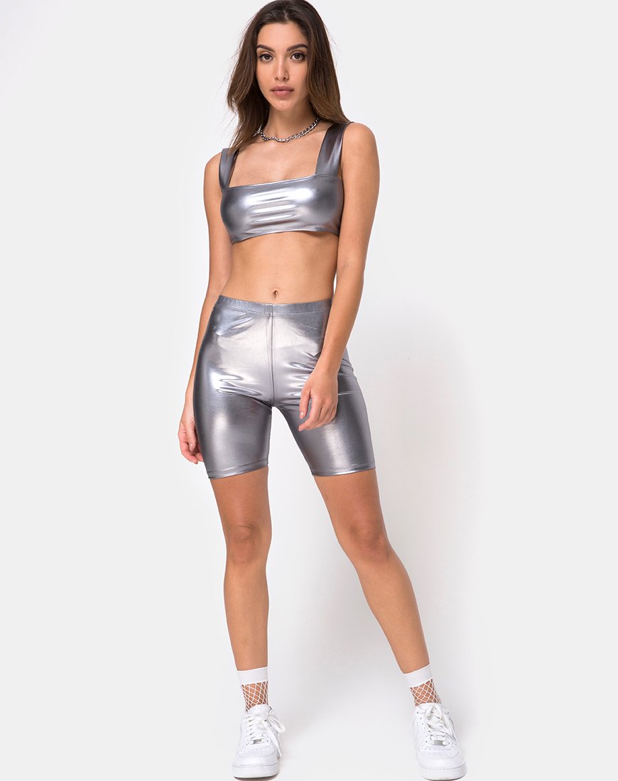 Immagine di Katie Top in argento metallizzato