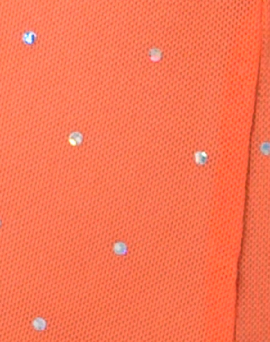 Immagine di Bike Short in Crystal Net Orange