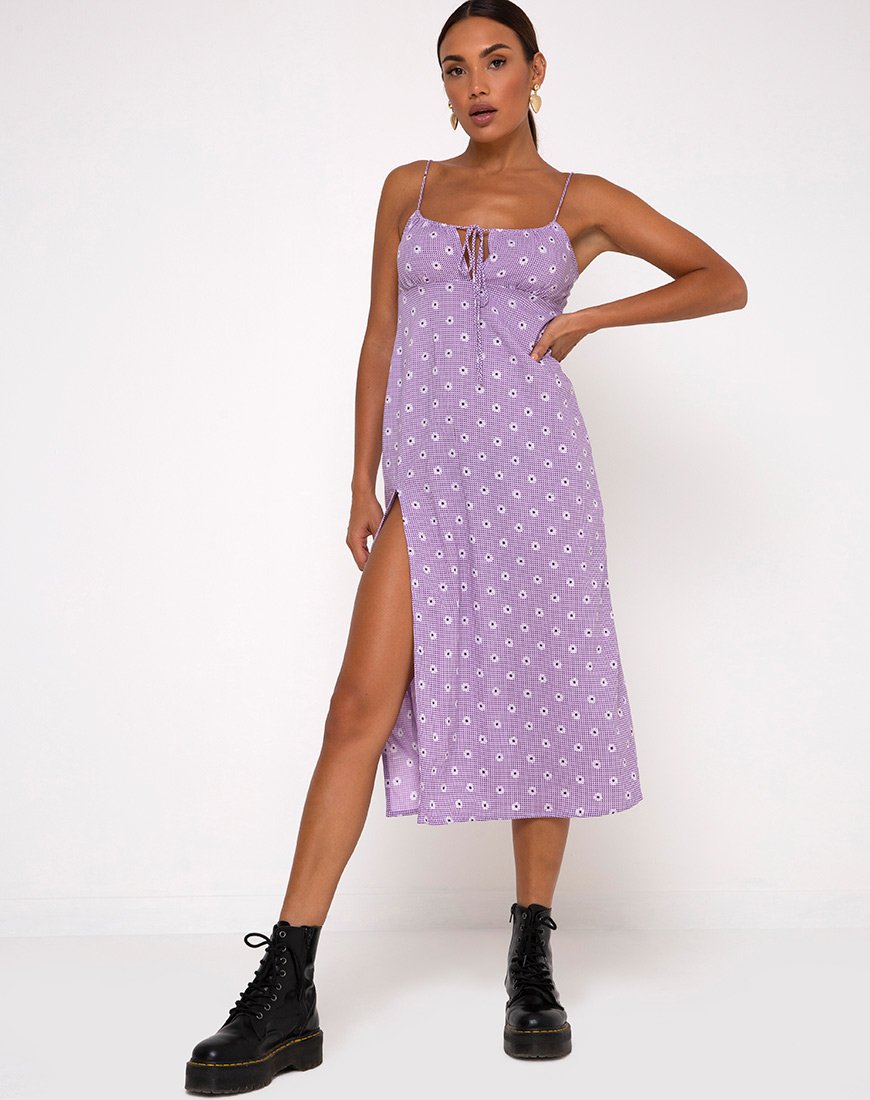Immagine di Cypress Midi Dress in Daisy Field Lavender