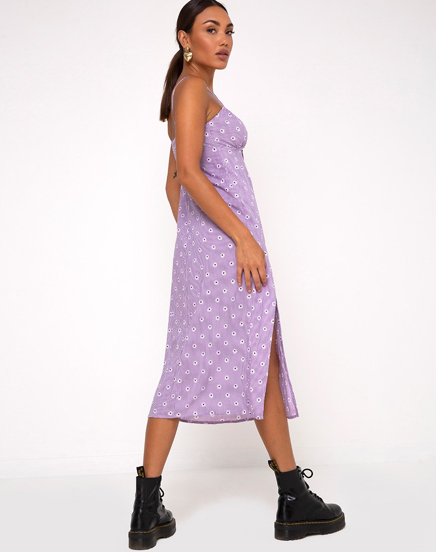 Immagine di Cypress Midi Dress in Daisy Field Lavender