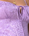 Satin Ditsy Rose Lavanda