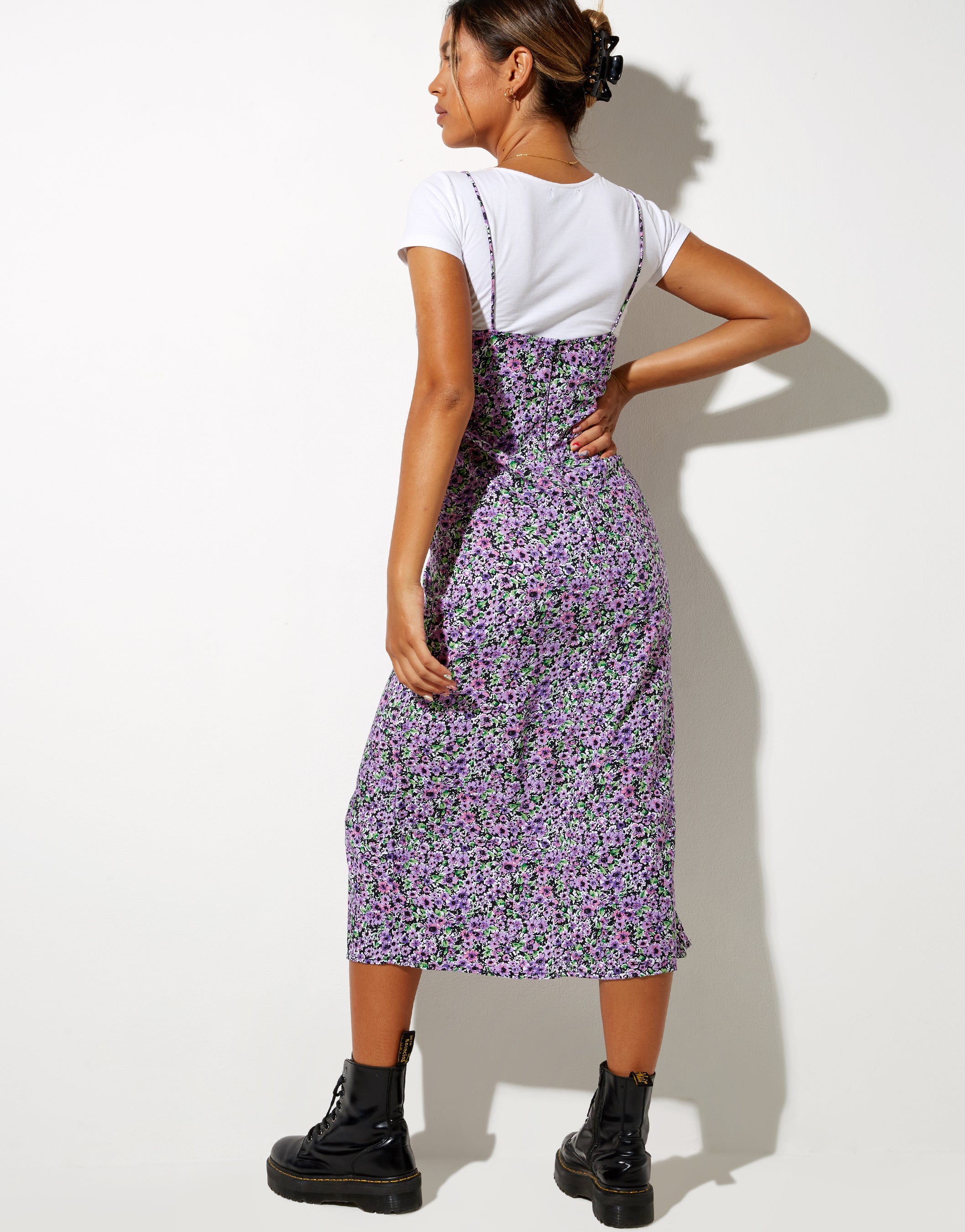 Immagine di Cypress Midi Dress in Lilla Blossom