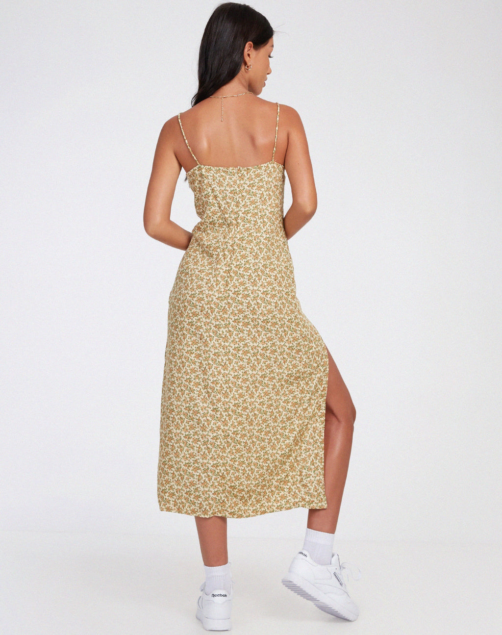 Abito midi Cypress in Washed Ditsy