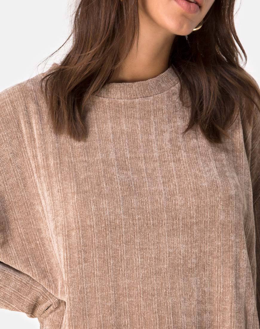 Immagine di Dad Jumper in ciniglia Tan