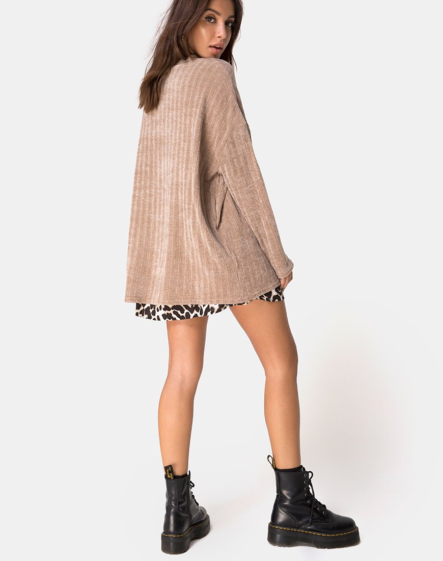 Immagine di Dad Jumper in ciniglia Tan