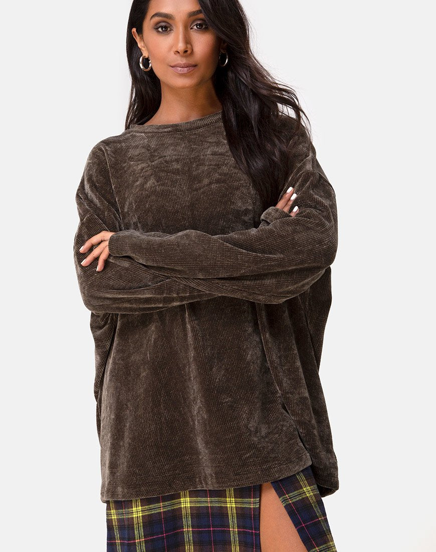 Immagine di Dad Jumper in maglia Khaki