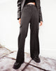 immagine di Abba Cargo Trouser in gessato nero