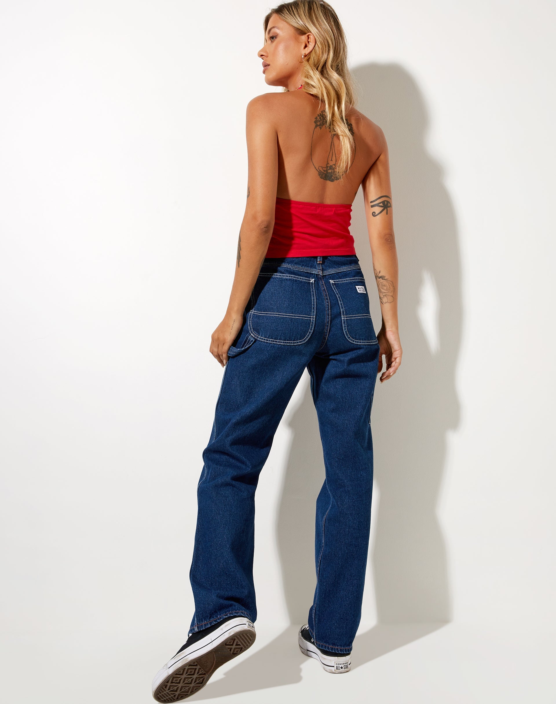 Immagine di Dapa Crop Top in rosso corsa