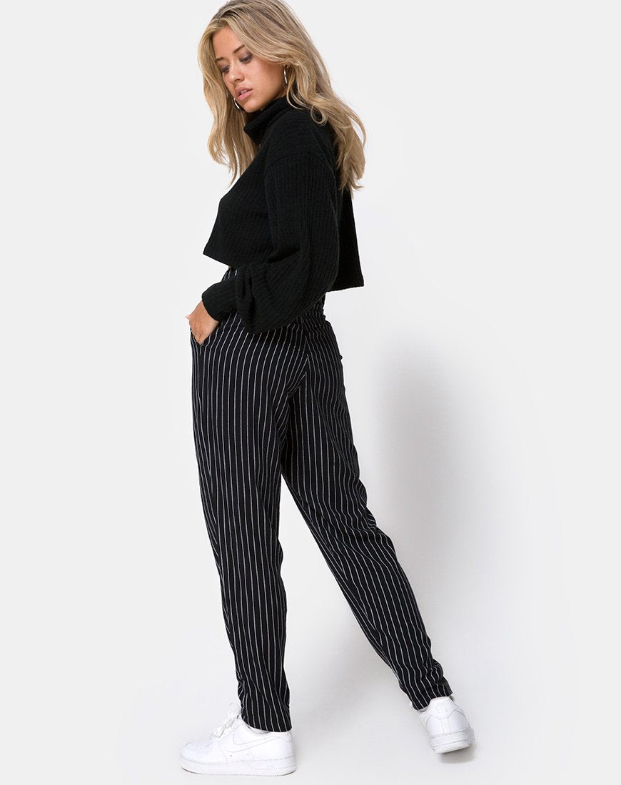 Immagine di Dastan Pantalone in gessato nero