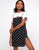 Immagine di Datista Slip Dress in 80s Polka Nero